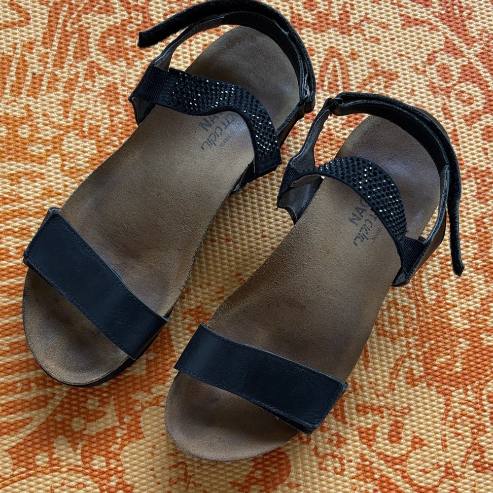 Naot Black Sandals